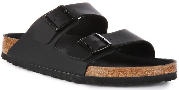 BIRKENSTOCK MEN\'S ARIZONA TRIPLES BLACK, BIRKO FLOR SLIPPERS, TRIPLES BLACK, 7.5 main image 5